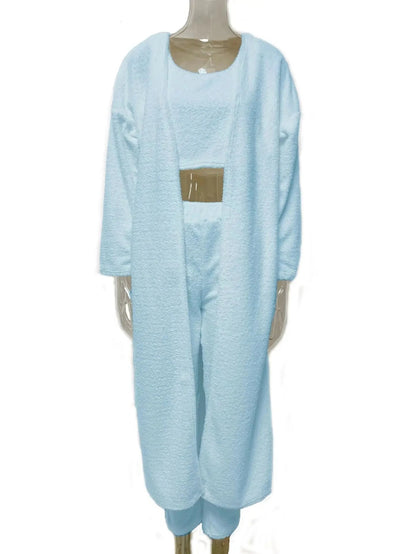 Product photo of 3-Piece Fuzzy Fleece Loungewear Set – view 7