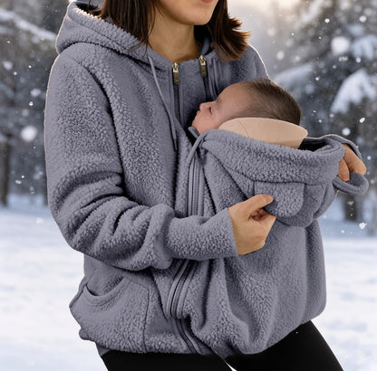 Cozy Baby Carrier Hoodie for Moms