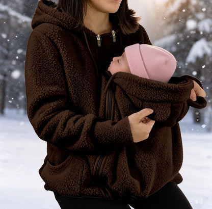 Cozy Baby Carrier Hoodie for Moms