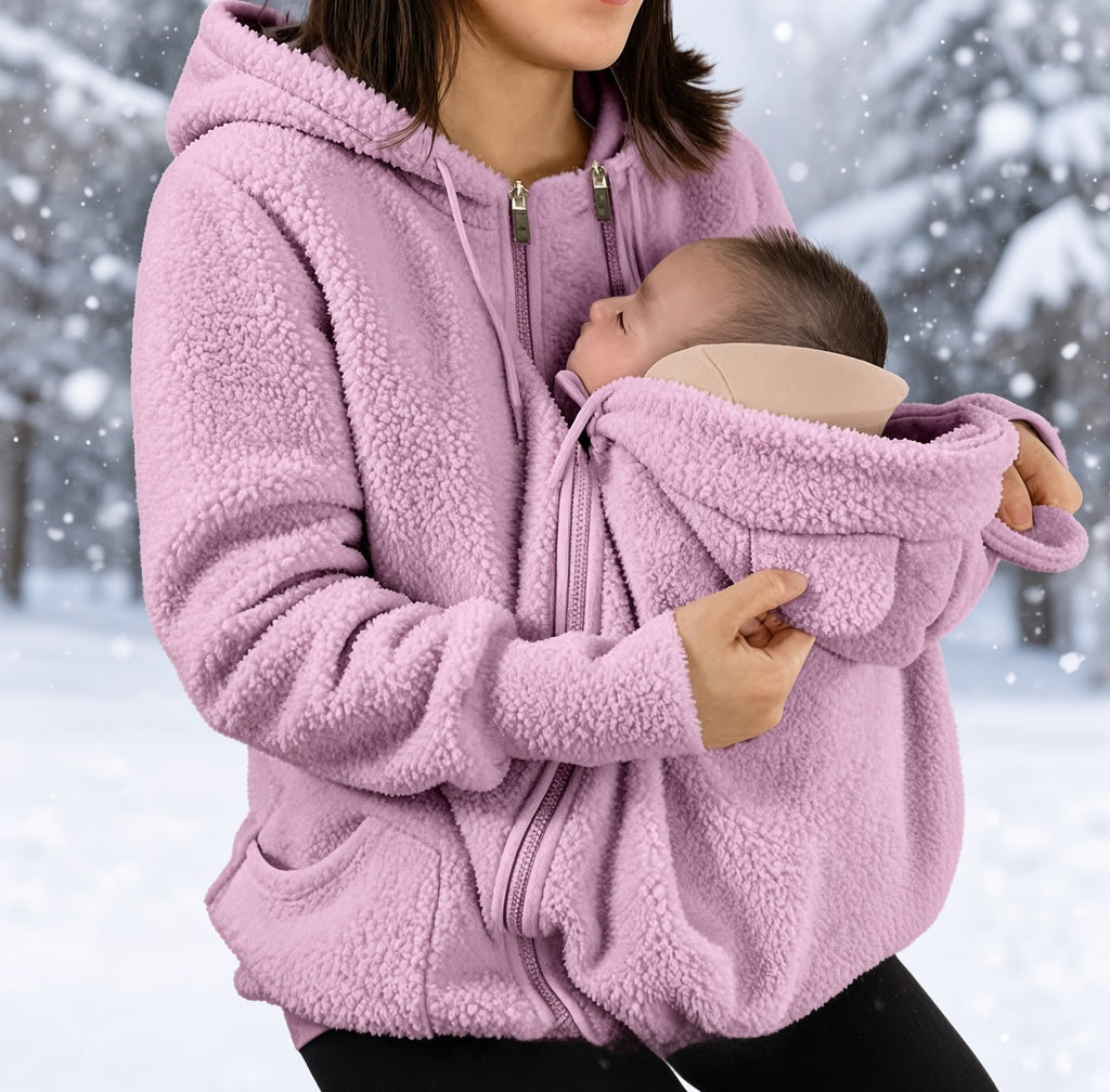 Cozy Baby Carrier Hoodie for Moms