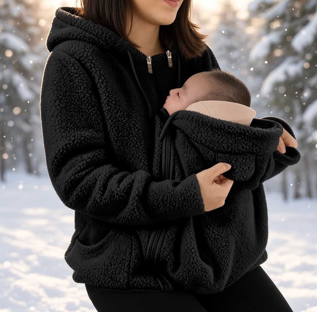 Cozy Baby Carrier Hoodie for Moms
