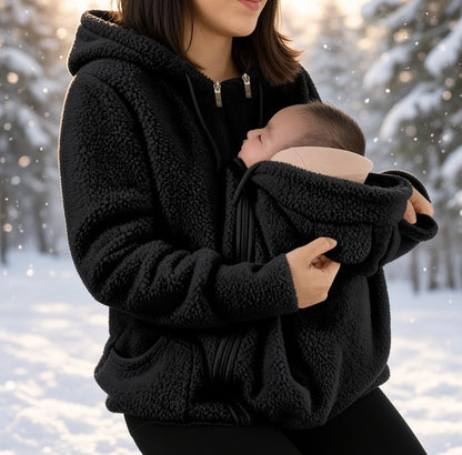 Cozy Baby Carrier Hoodie for Moms